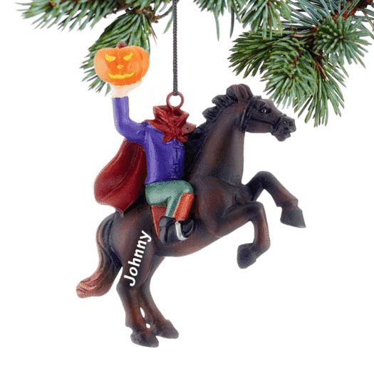 LEGEND OF SLEEPY HOLLOW Disney Parks Christmas Ornament HEADLESS HORSEMAN
